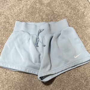 Nike Light Blue Sweat Shorts